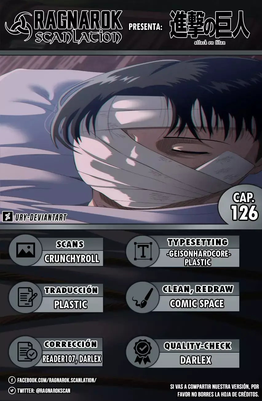 Página 1 — Shingeki no Kyojin Capítulo 126