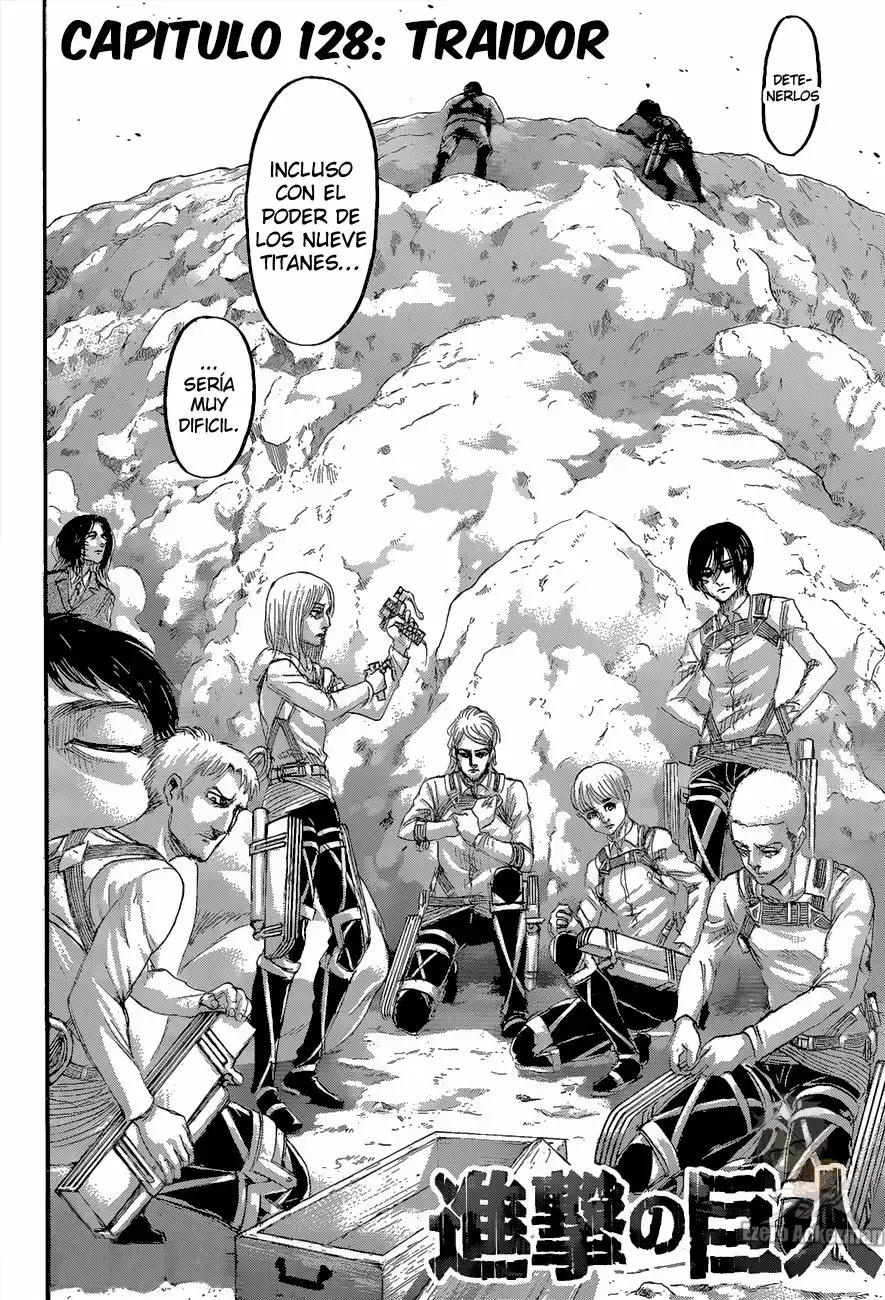 Página 3 — Shingeki no Kyojin Capítulo 128