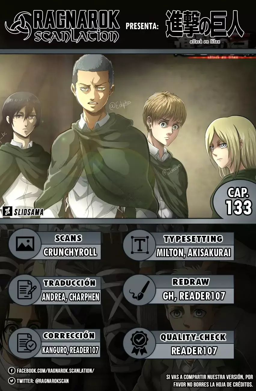 Página 2 — Shingeki no Kyojin Capítulo 133