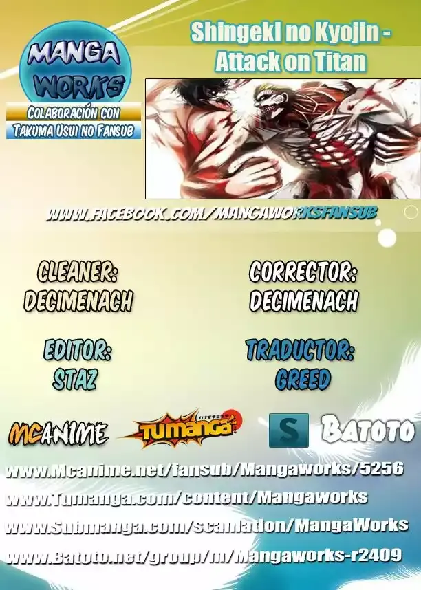 Página 2 — Shingeki no Kyojin Capítulo 34
