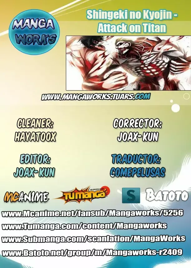 Página 1 — Shingeki no Kyojin Capítulo 52