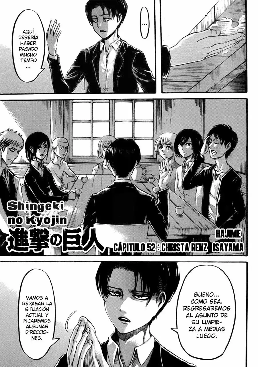 Página 2 — Shingeki no Kyojin Capítulo 52