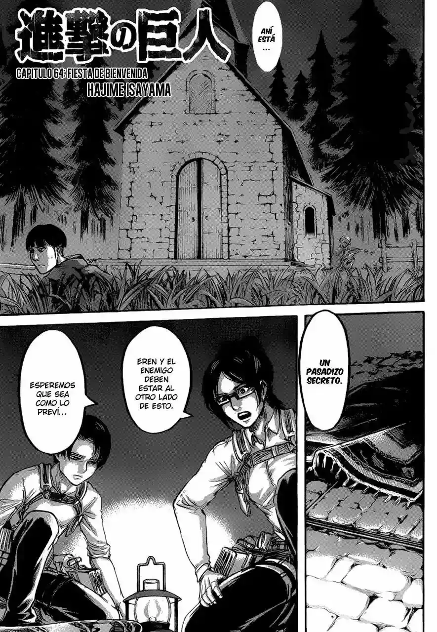 Página 3 — Shingeki no Kyojin Capítulo 64