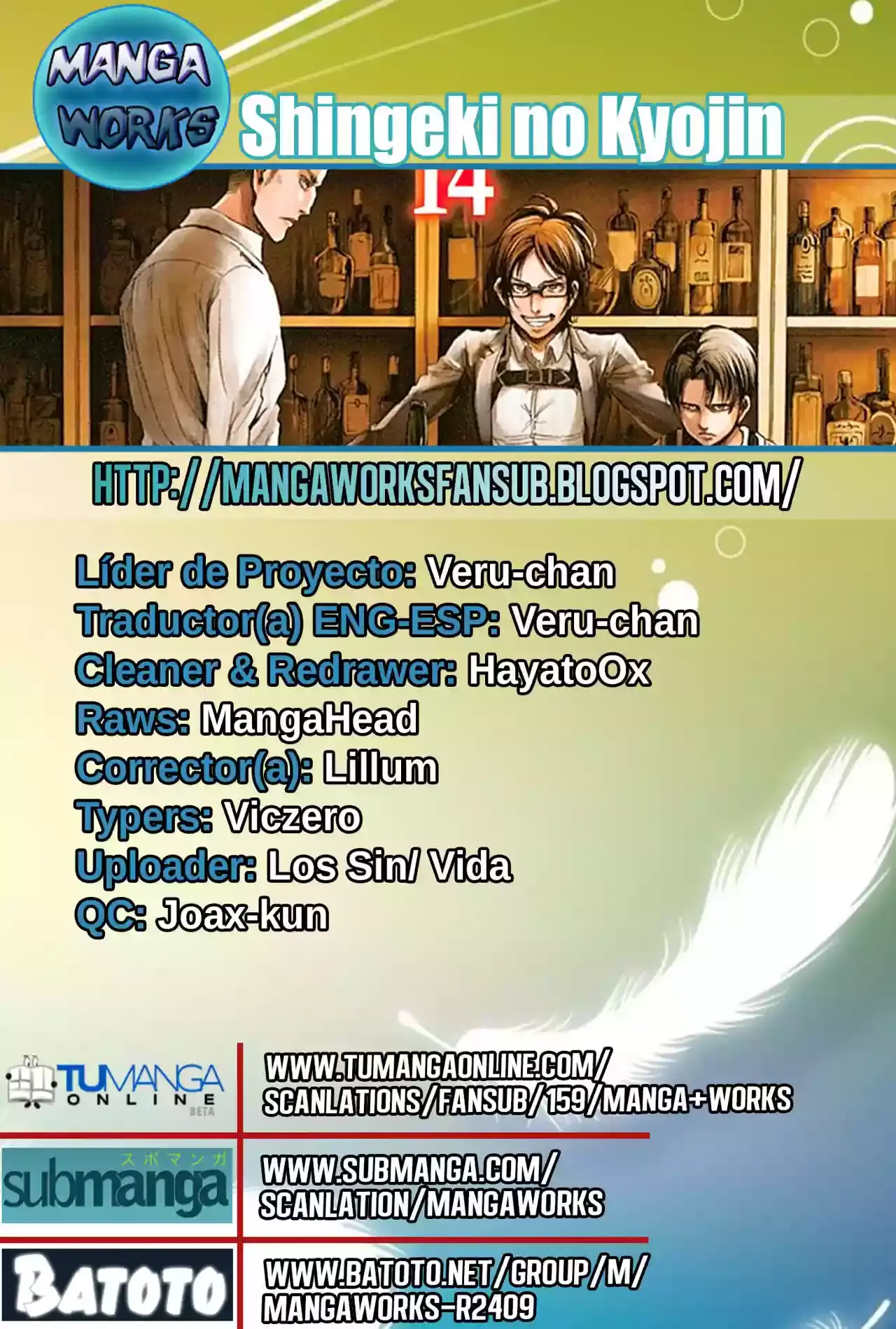 Página 1 — Shingeki no Kyojin Capítulo 67