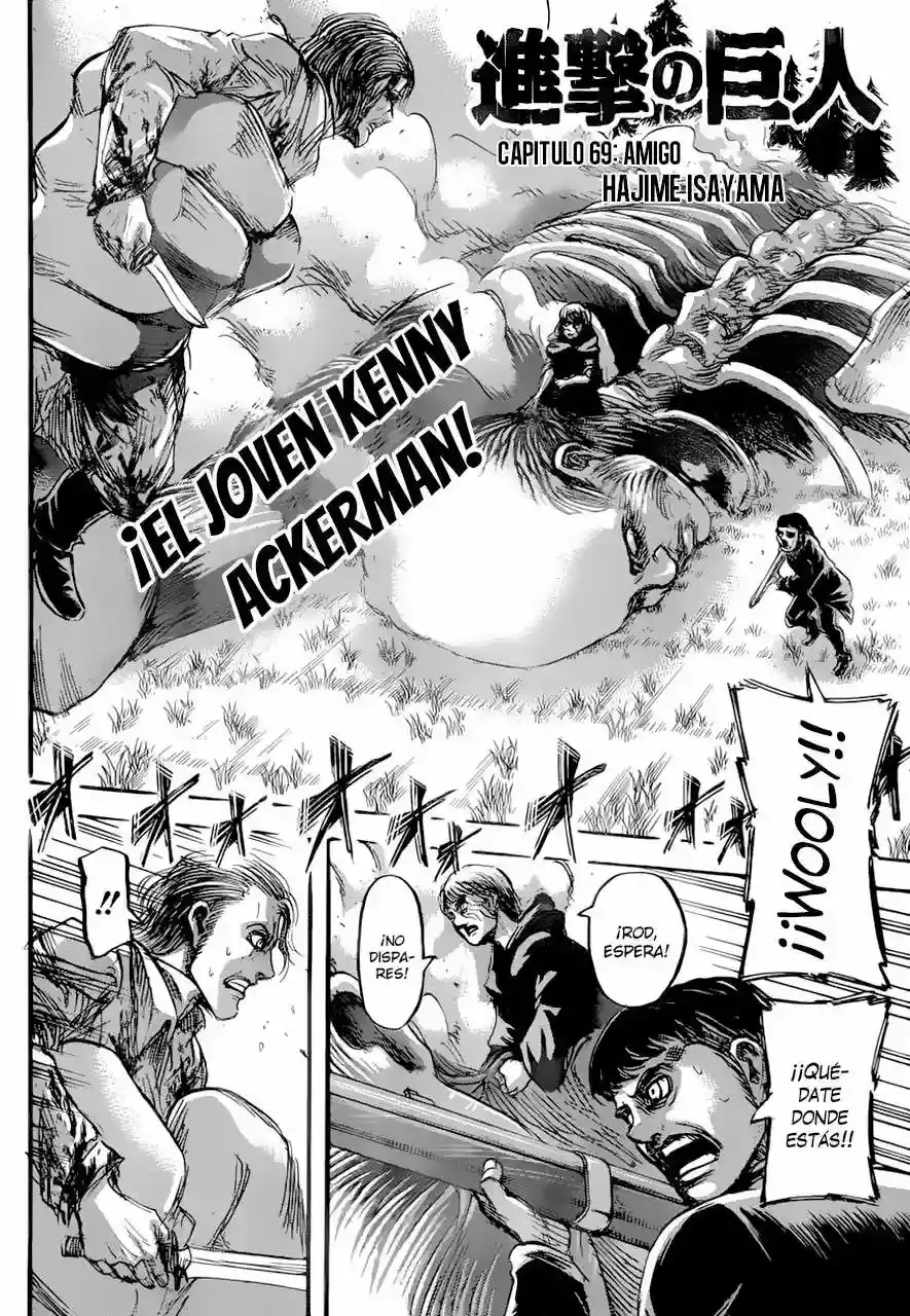 Página 3 — Shingeki no Kyojin Capítulo 69