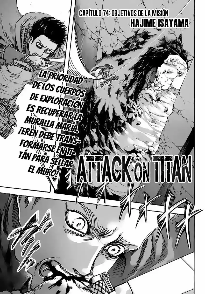 Página 3 — Shingeki no Kyojin Capítulo 74