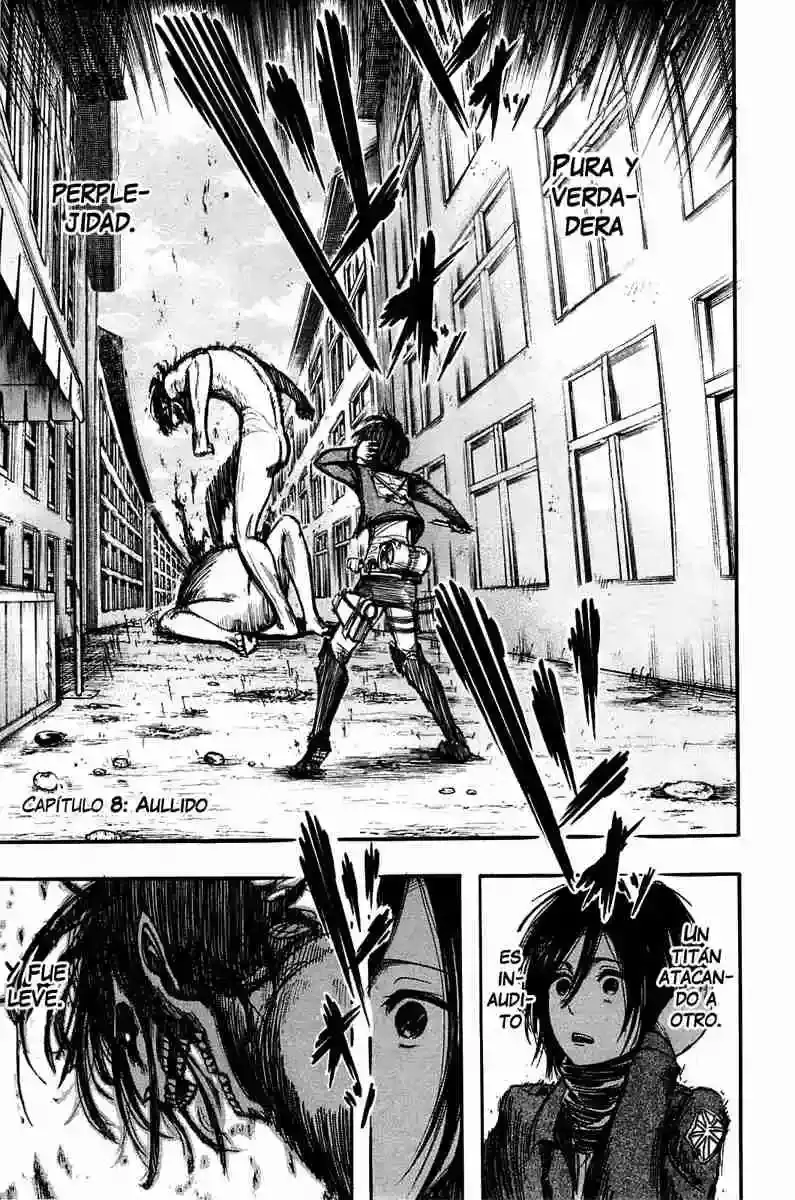 Página 1 — Shingeki no Kyojin Capítulo 8