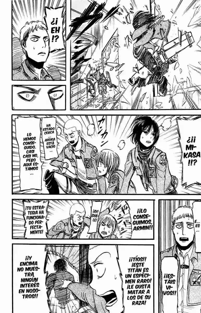 Página 33 — Shingeki no Kyojin Capítulo 8