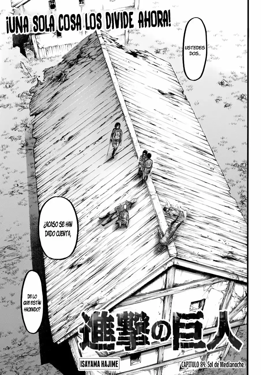 Página 3 — Shingeki no Kyojin Capítulo 84