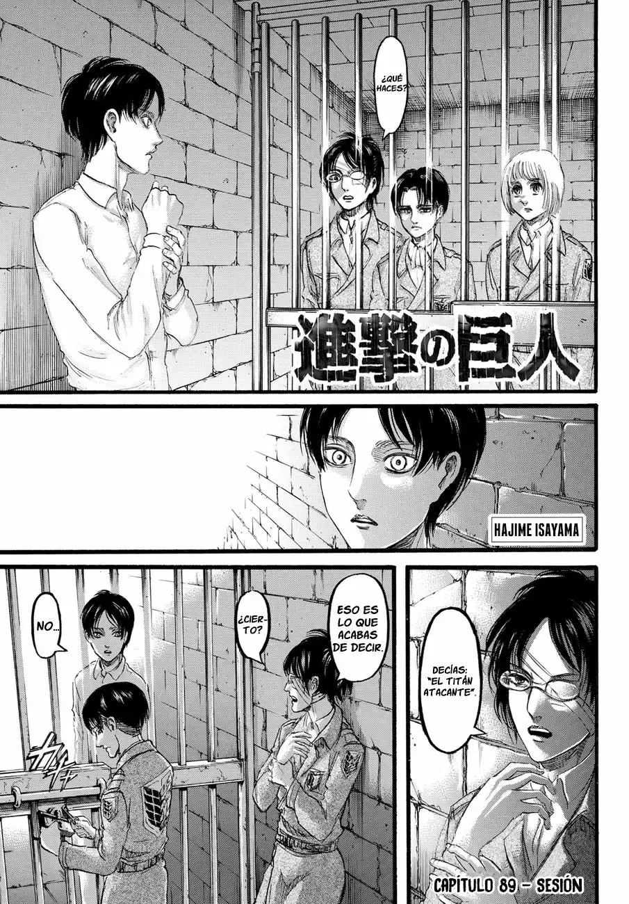 Página 2 — Shingeki no Kyojin Capítulo 89