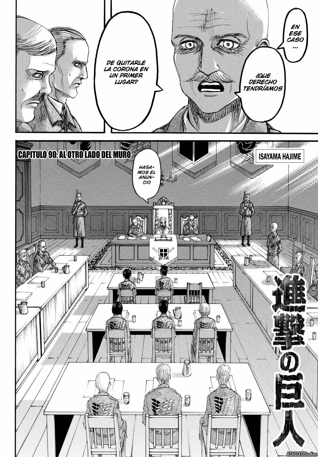 Página 3 — Shingeki no Kyojin Capítulo 90