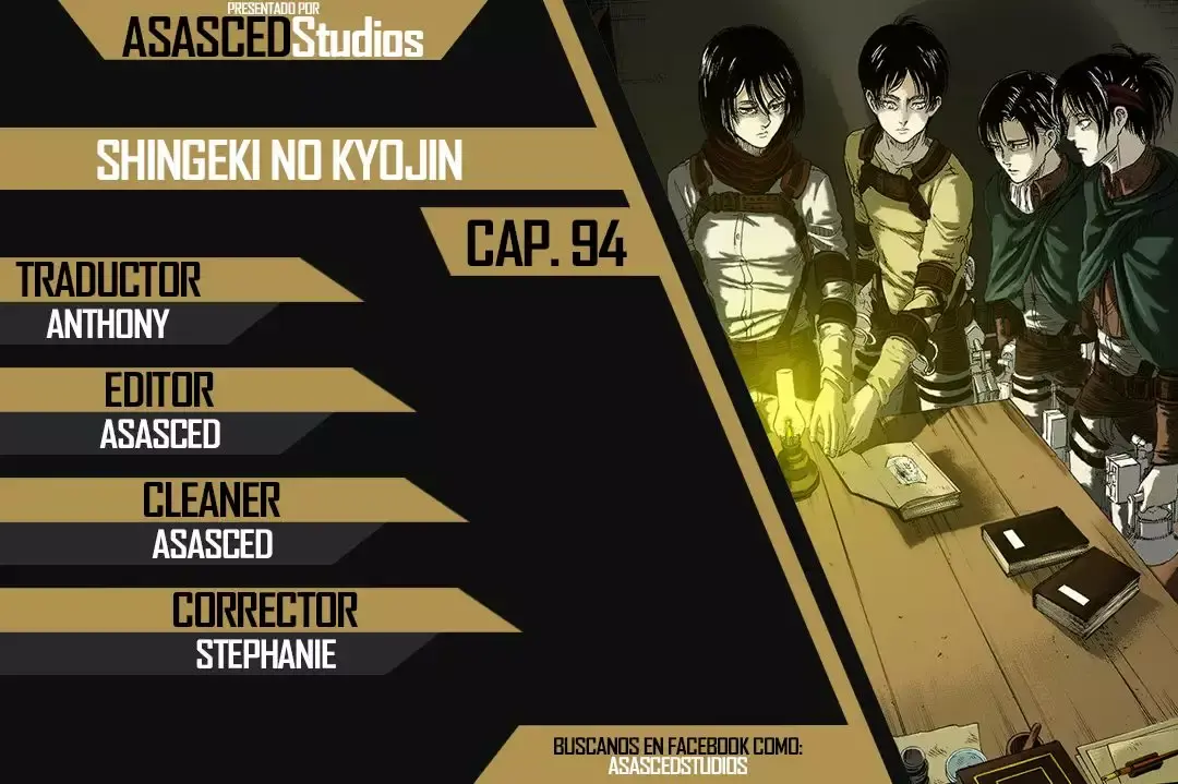 Página 1 — Shingeki no Kyojin Capítulo 94