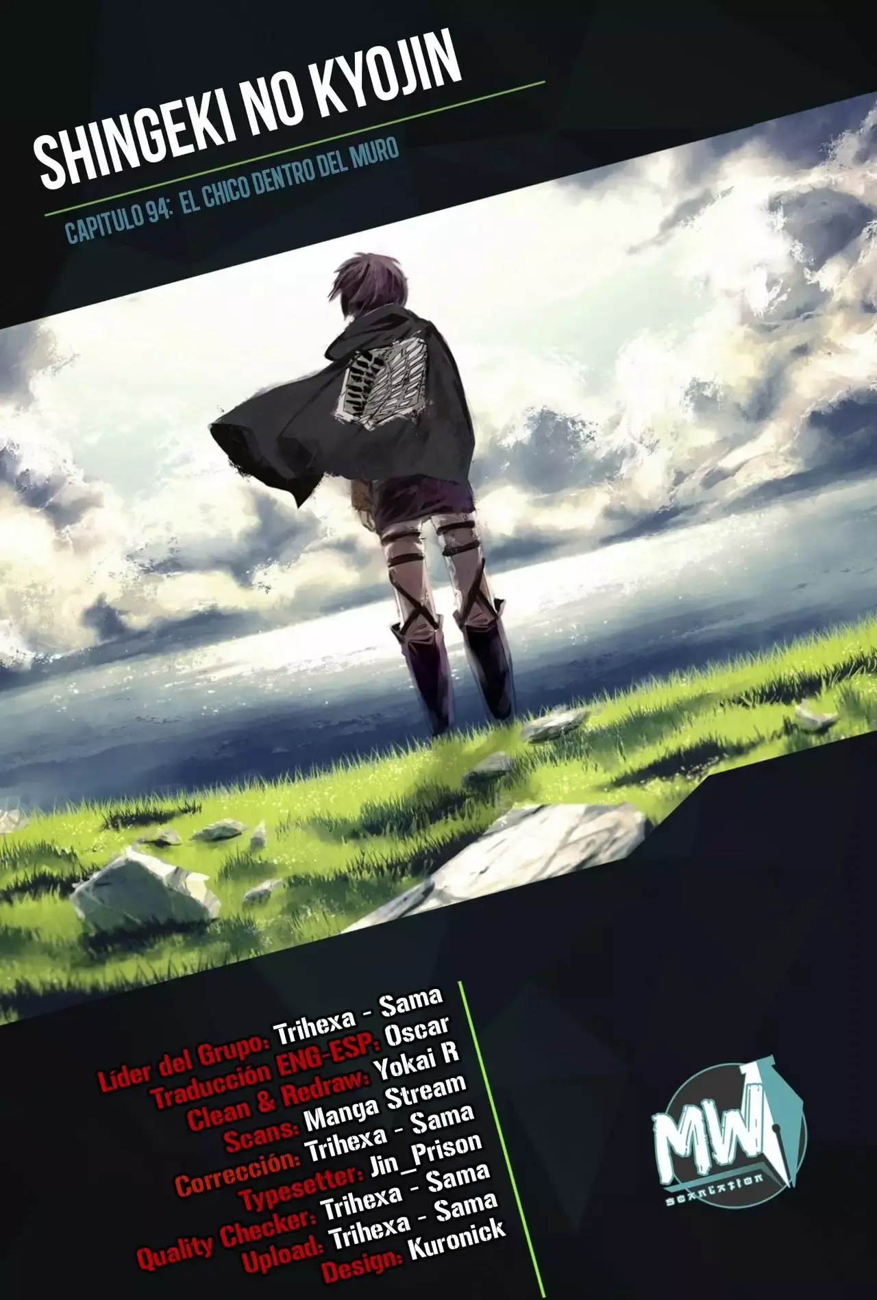 Página 1 — Shingeki no Kyojin Capítulo 96