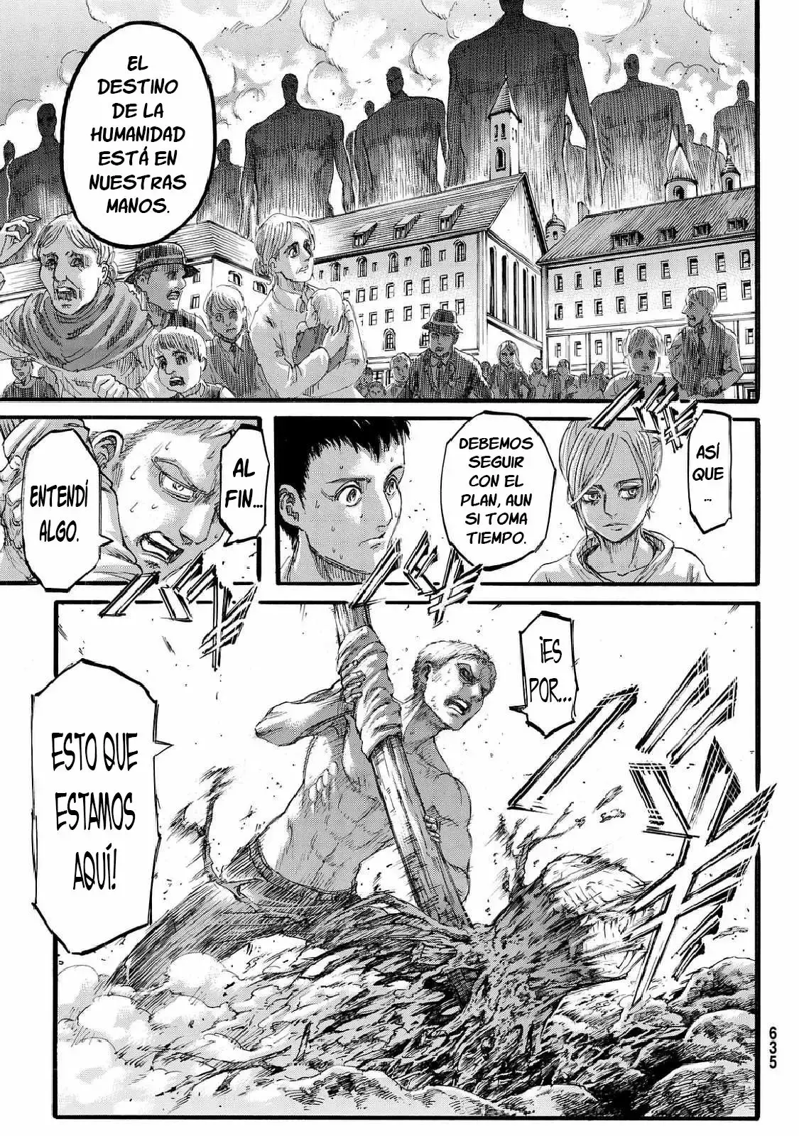 Página 42 — Shingeki no Kyojin Capítulo 96