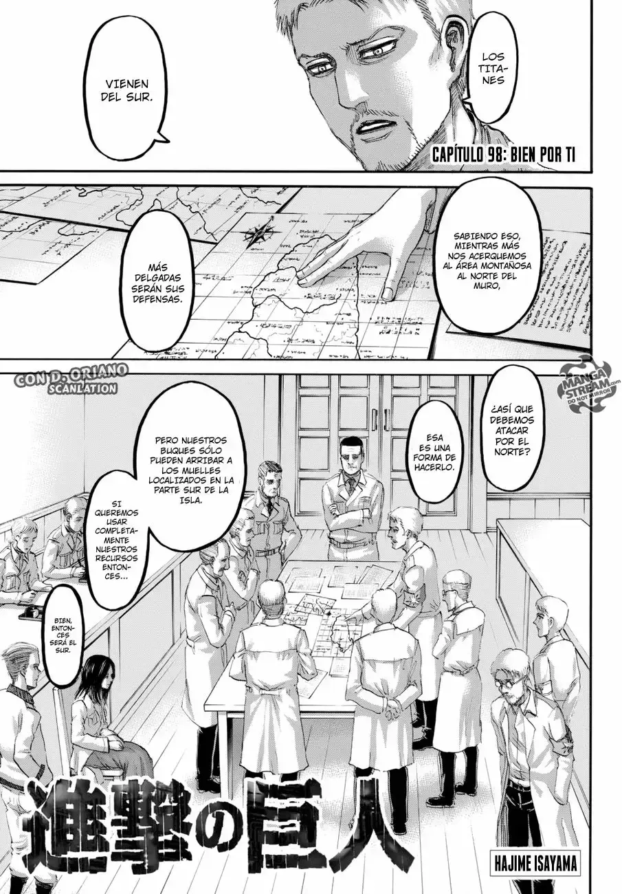 Página 2 — Shingeki no Kyojin Capítulo 98