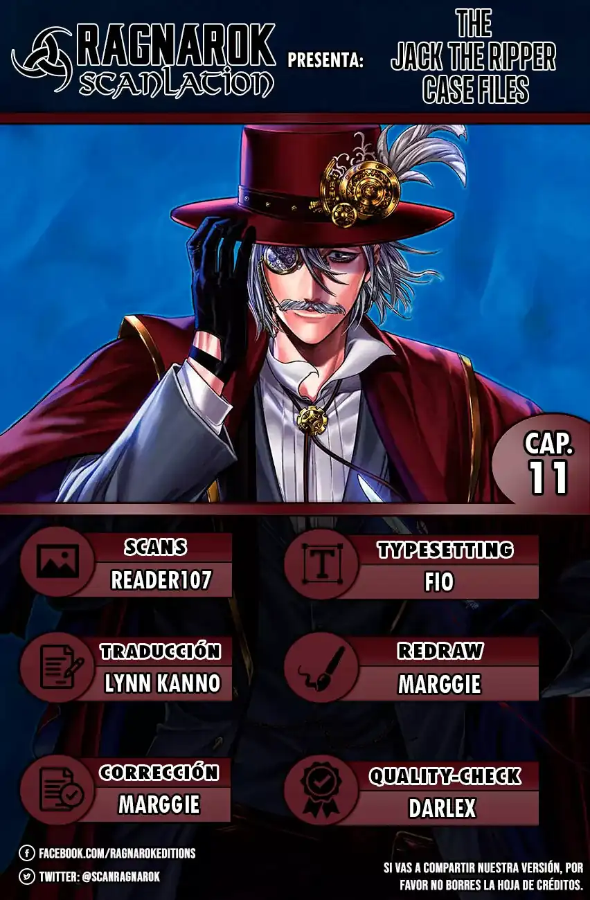 Página 1 — Shuumatsu no Valkyrie: The Jack the Ripper Case Files Capítulo 11