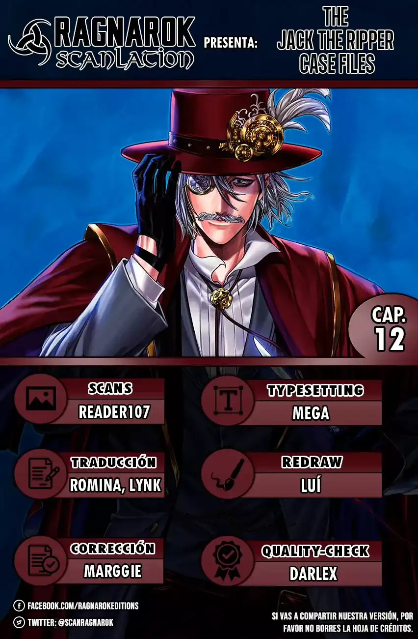 Página 1 — Shuumatsu no Valkyrie: The Jack the Ripper Case Files Capítulo 12