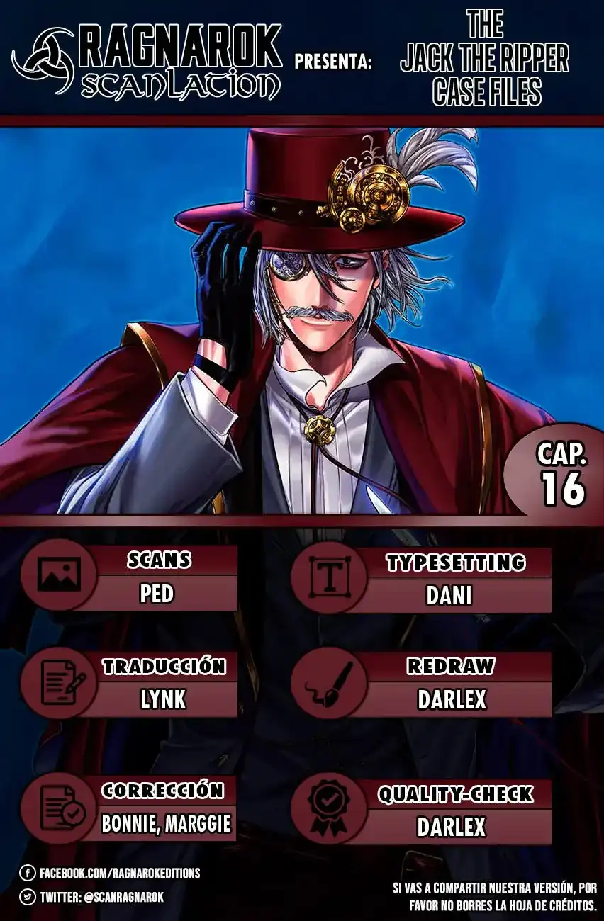 Página 1 — Shuumatsu no Valkyrie: The Jack the Ripper Case Files Capítulo 16