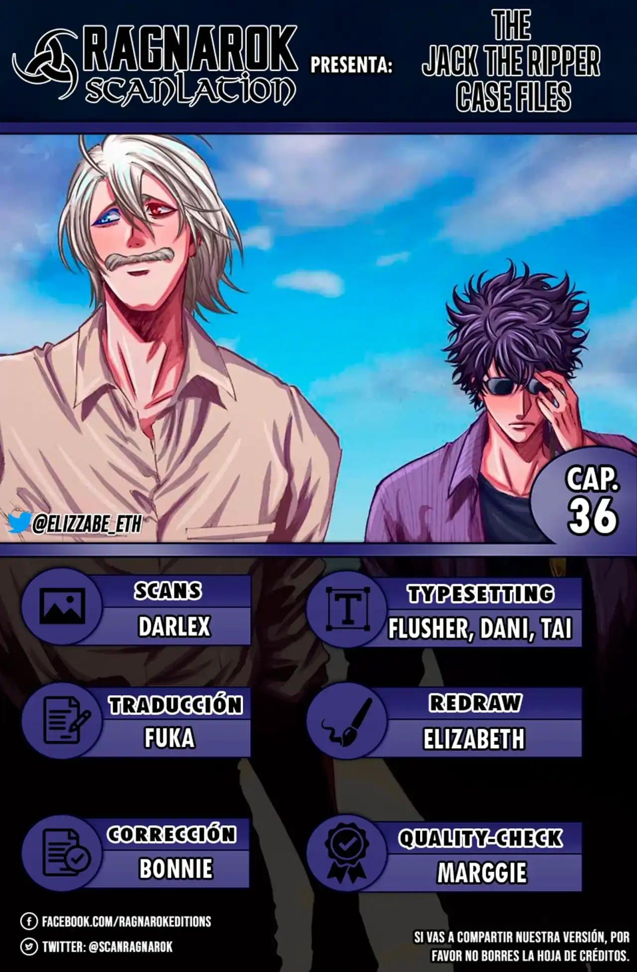 Página 1 — Shuumatsu no Valkyrie: The Jack the Ripper Case Files Capítulo 36