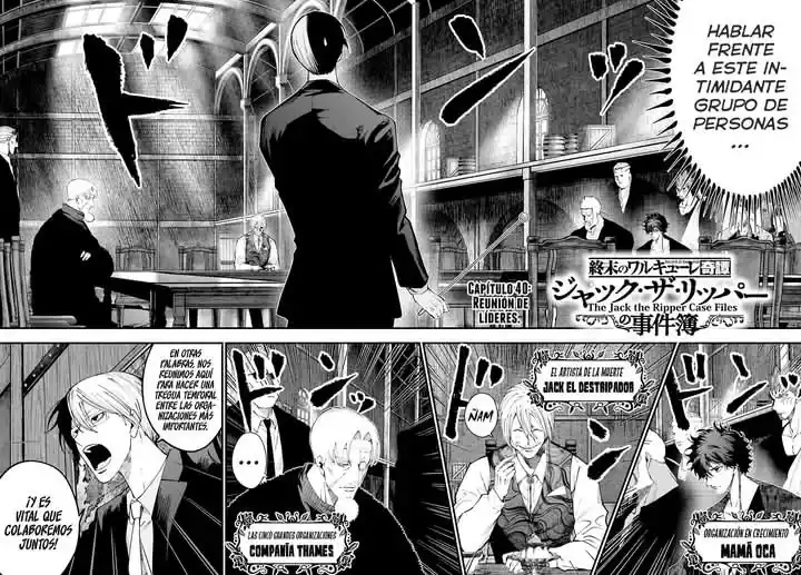 Página 3 — Shuumatsu no Valkyrie: The Jack the Ripper Case Files Capítulo 40