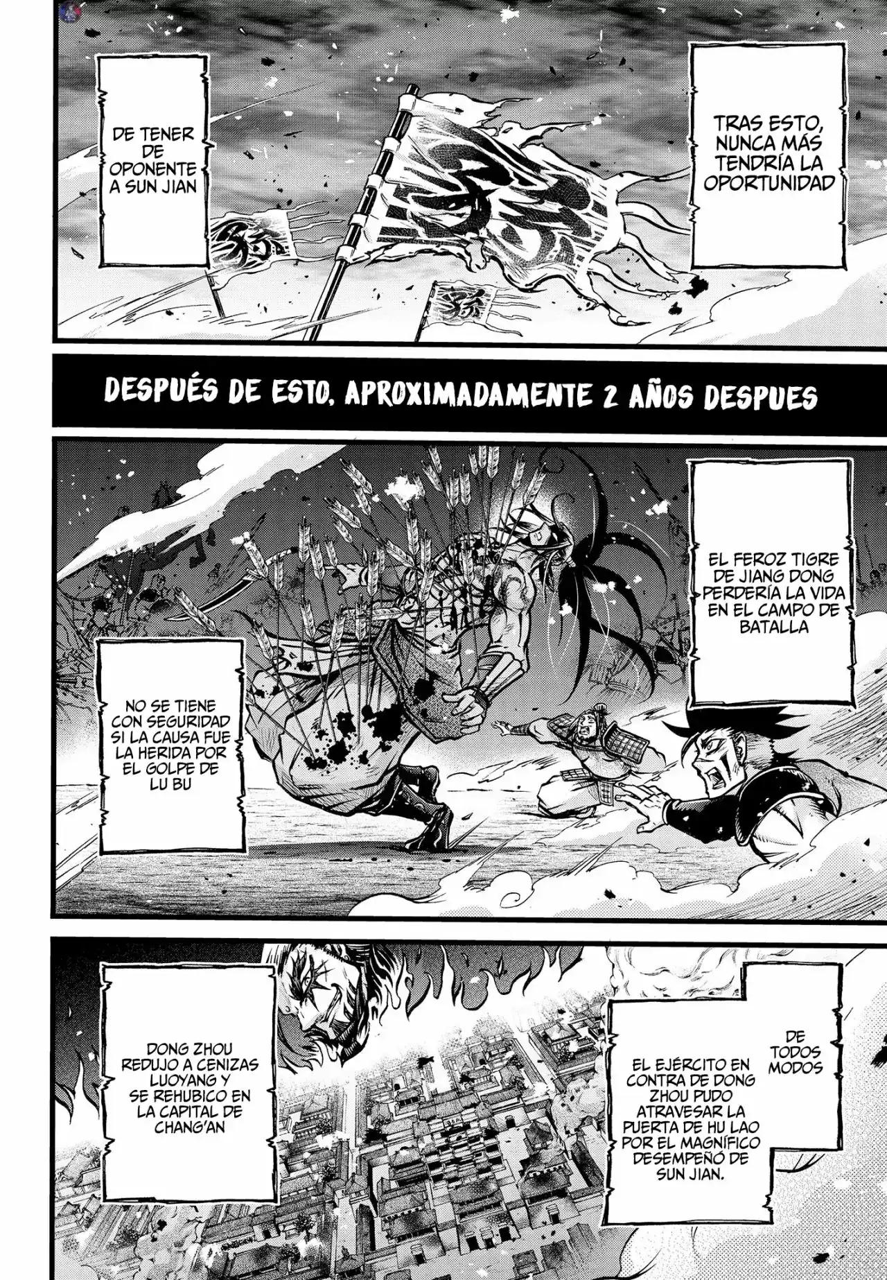 Página 38 — Shuumatsu no Valkyrie: The Legend of Lu Bu Fengxian Capítulo 10