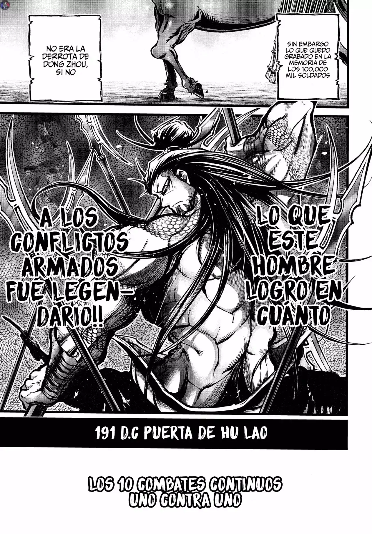 Página 39 — Shuumatsu no Valkyrie: The Legend of Lu Bu Fengxian Capítulo 10
