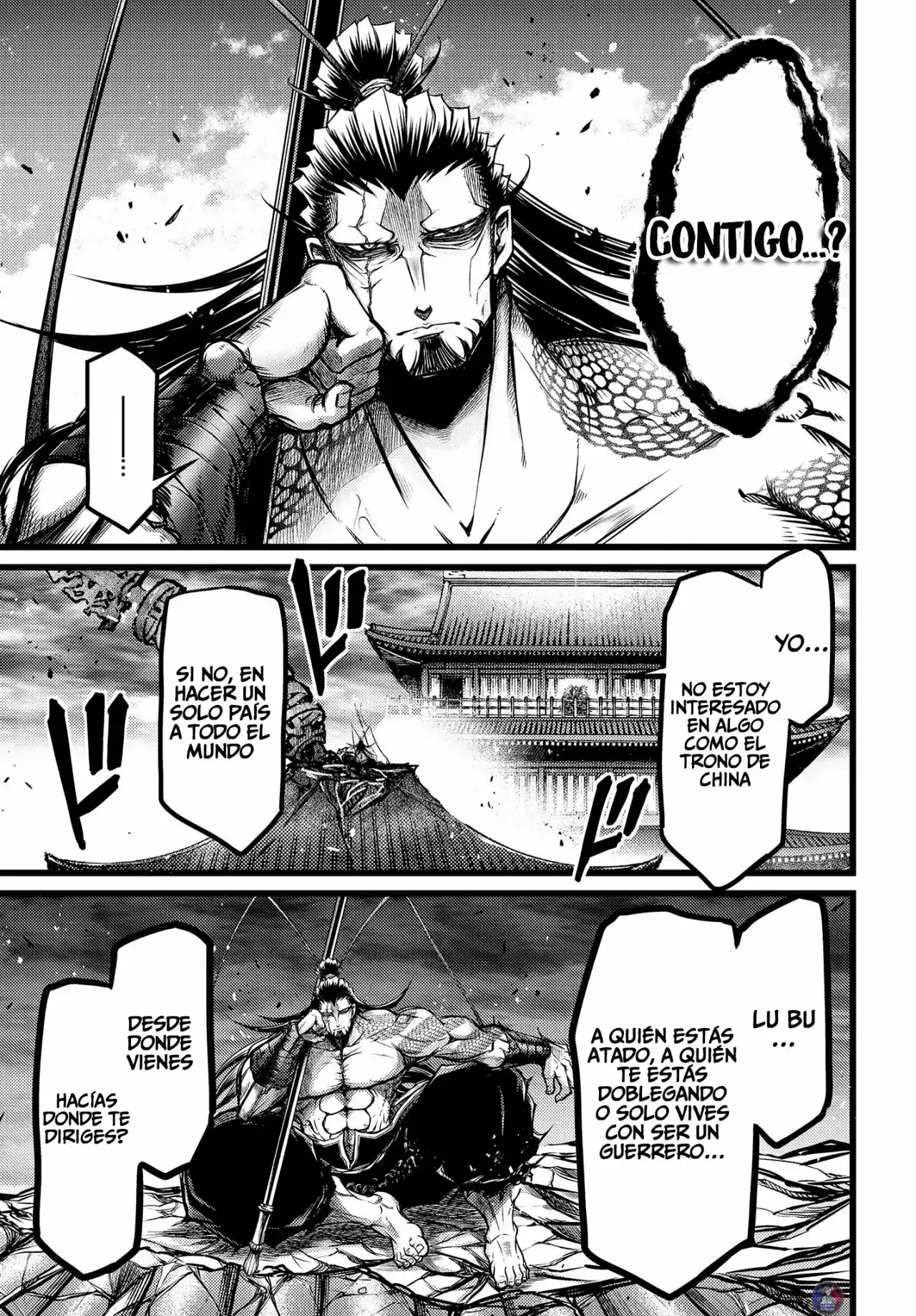 Página 19 — Shuumatsu no Valkyrie: The Legend of Lu Bu Fengxian Capítulo 13