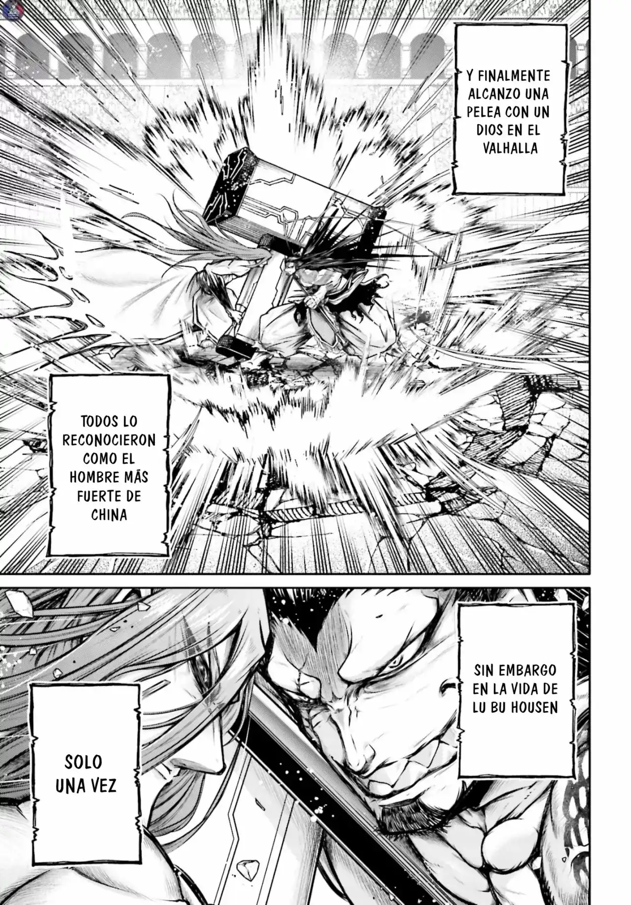 Página 4 — Shuumatsu no Valkyrie: The Legend of Lu Bu Fengxian Capítulo 21