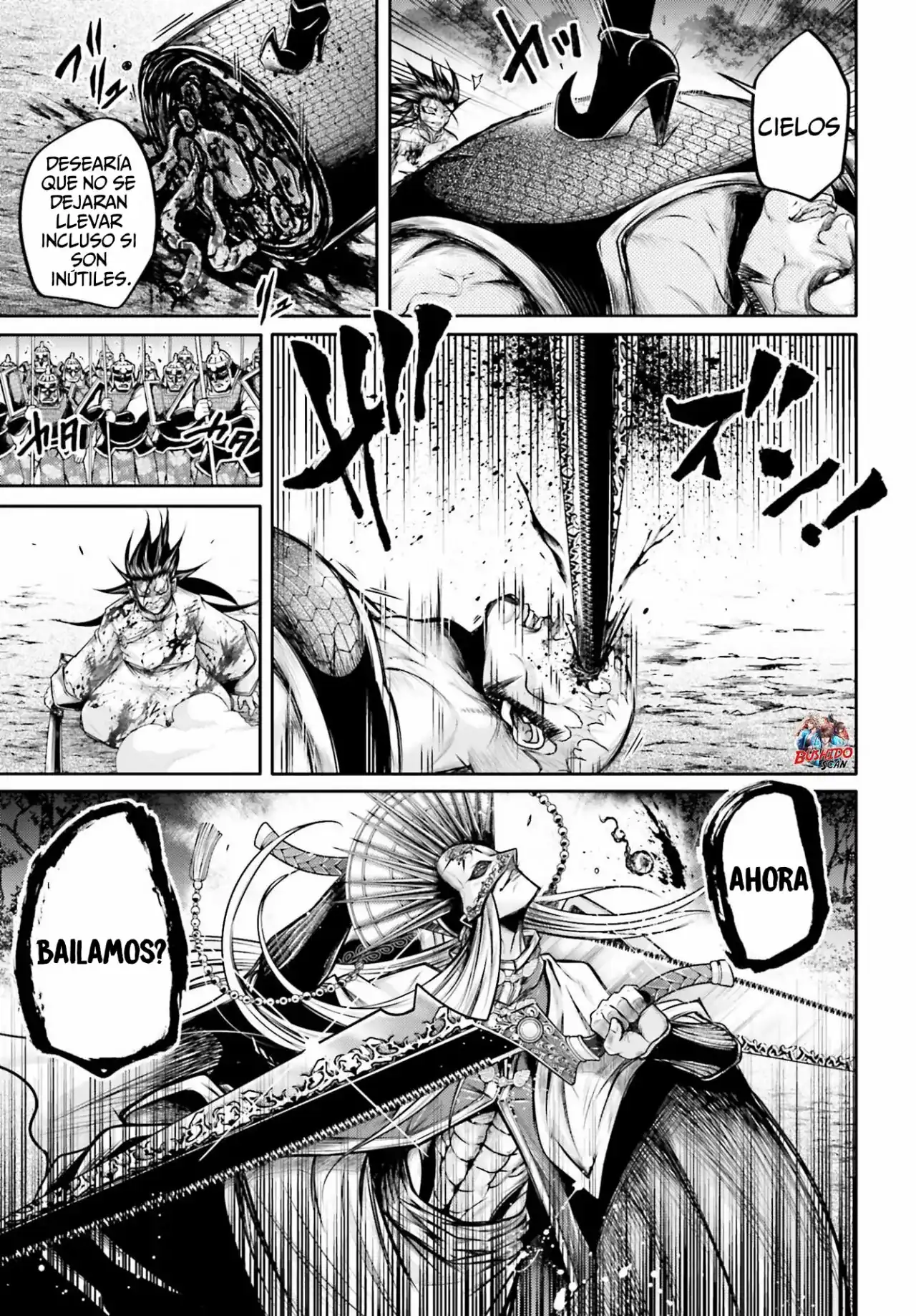 Página 9 — Shuumatsu no Valkyrie: The Legend of Lu Bu Fengxian Capítulo 25