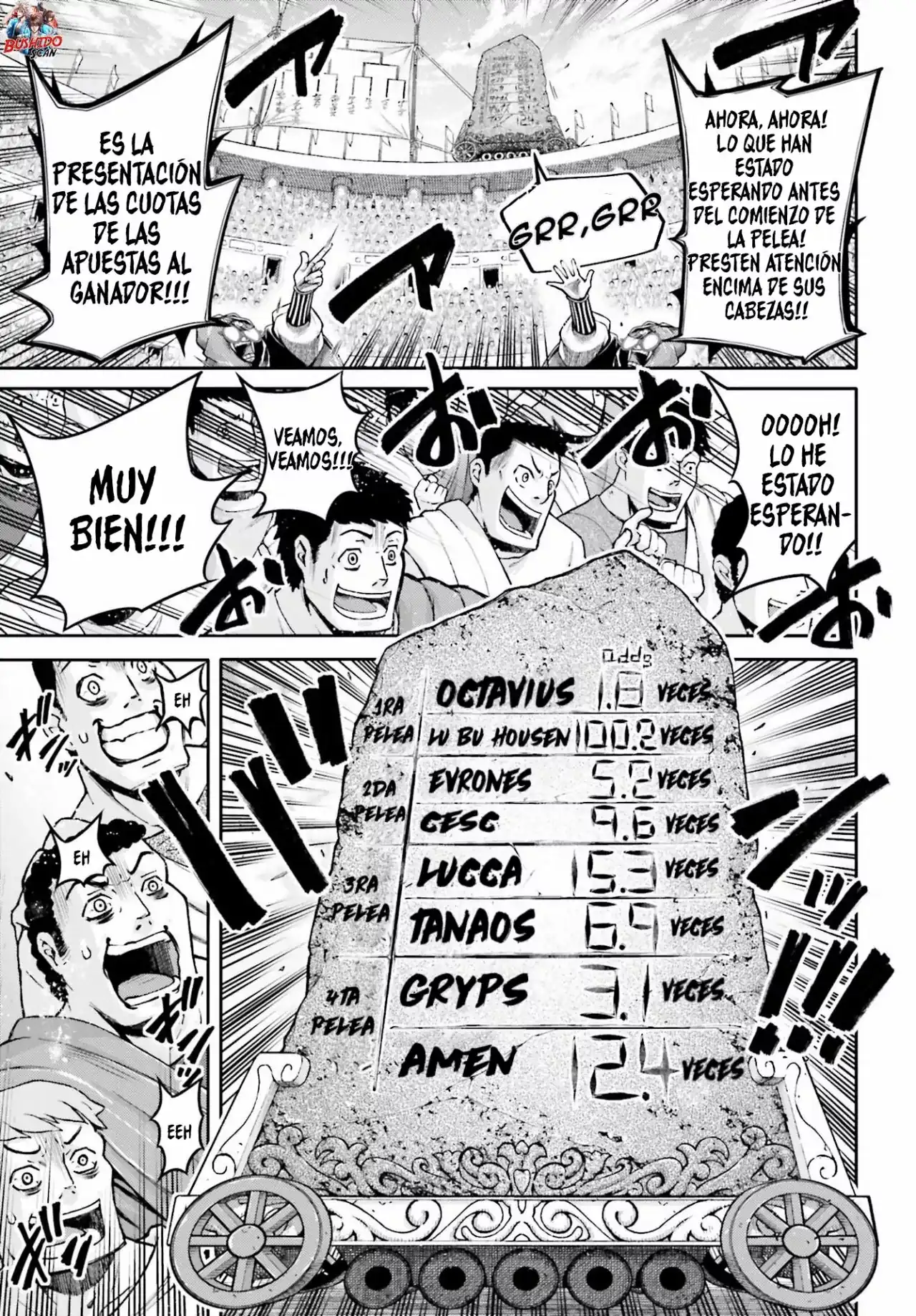 Página 12 — Shuumatsu no Valkyrie: The Legend of Lu Bu Fengxian Capítulo 29