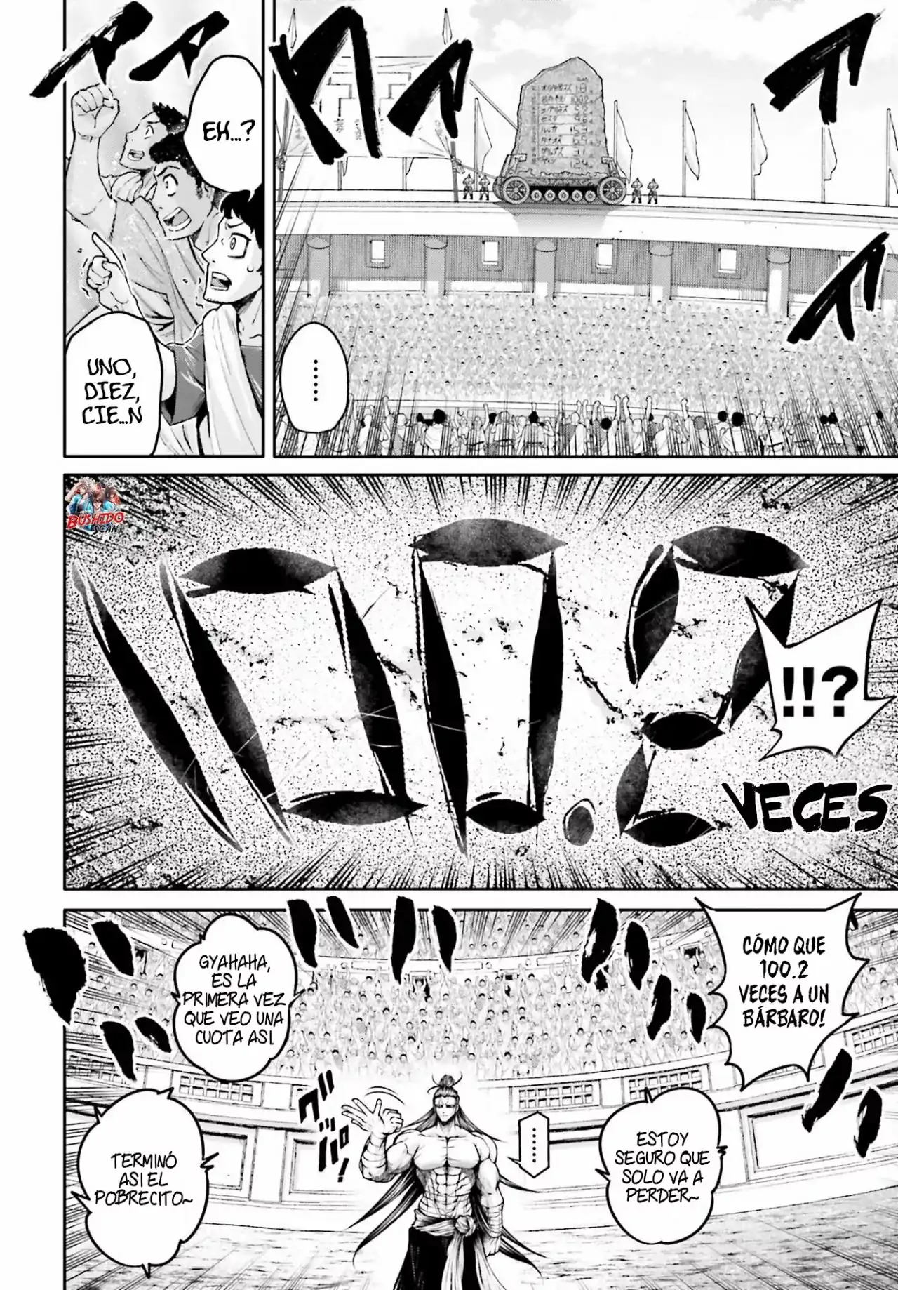 Página 15 — Shuumatsu no Valkyrie: The Legend of Lu Bu Fengxian Capítulo 29