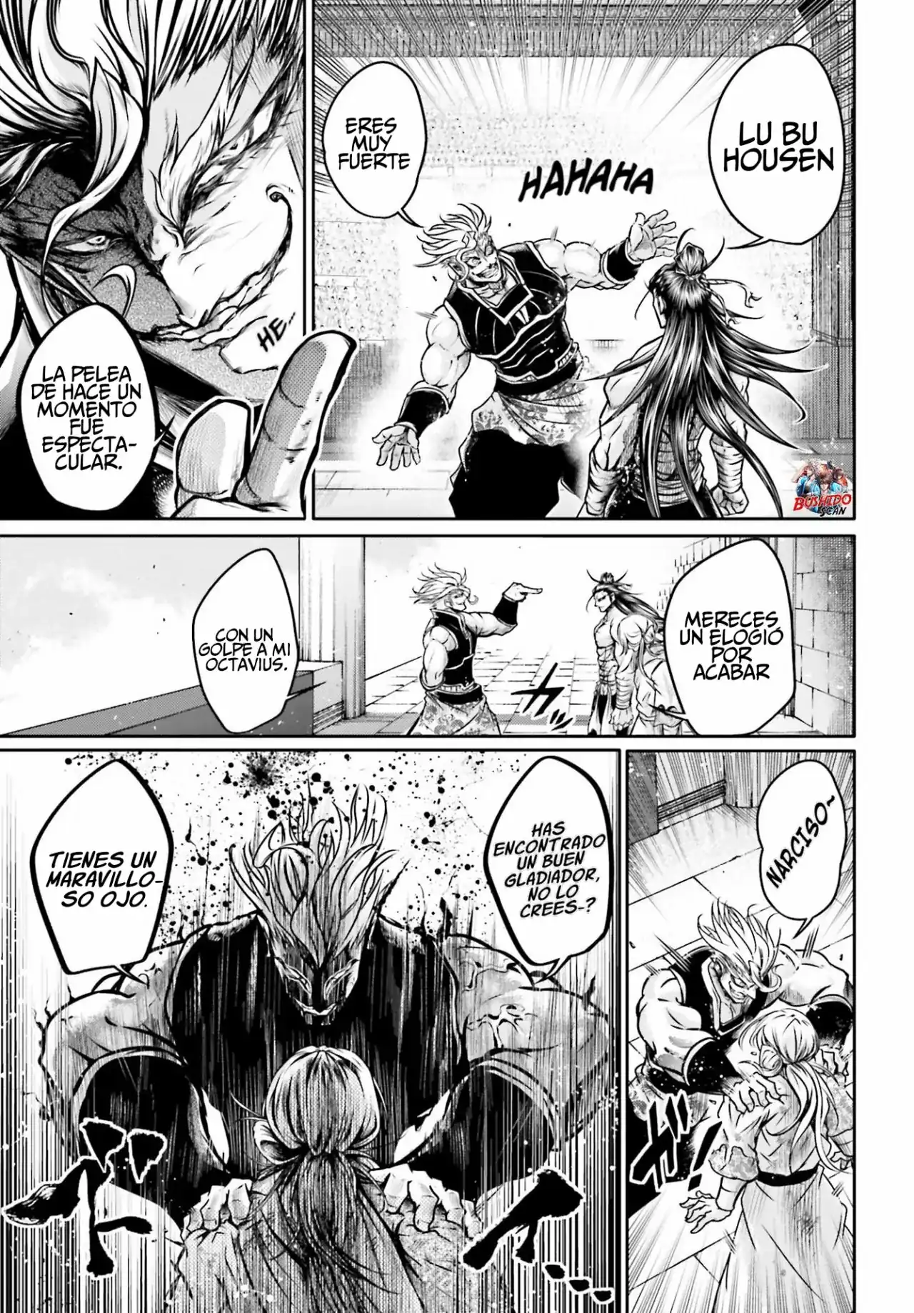 Página 8 — Shuumatsu no Valkyrie: The Legend of Lu Bu Fengxian Capítulo 32