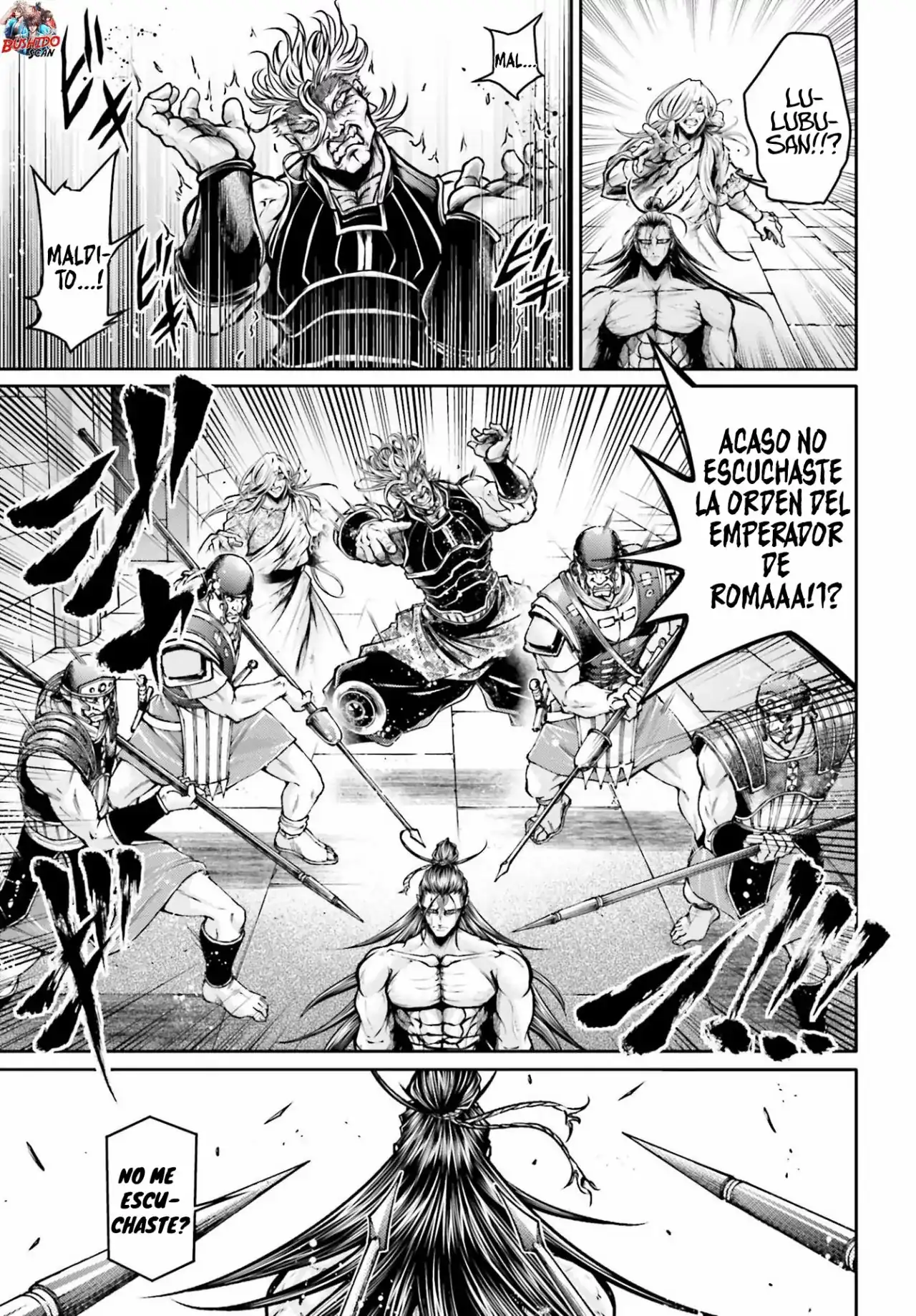 Página 14 — Shuumatsu no Valkyrie: The Legend of Lu Bu Fengxian Capítulo 32