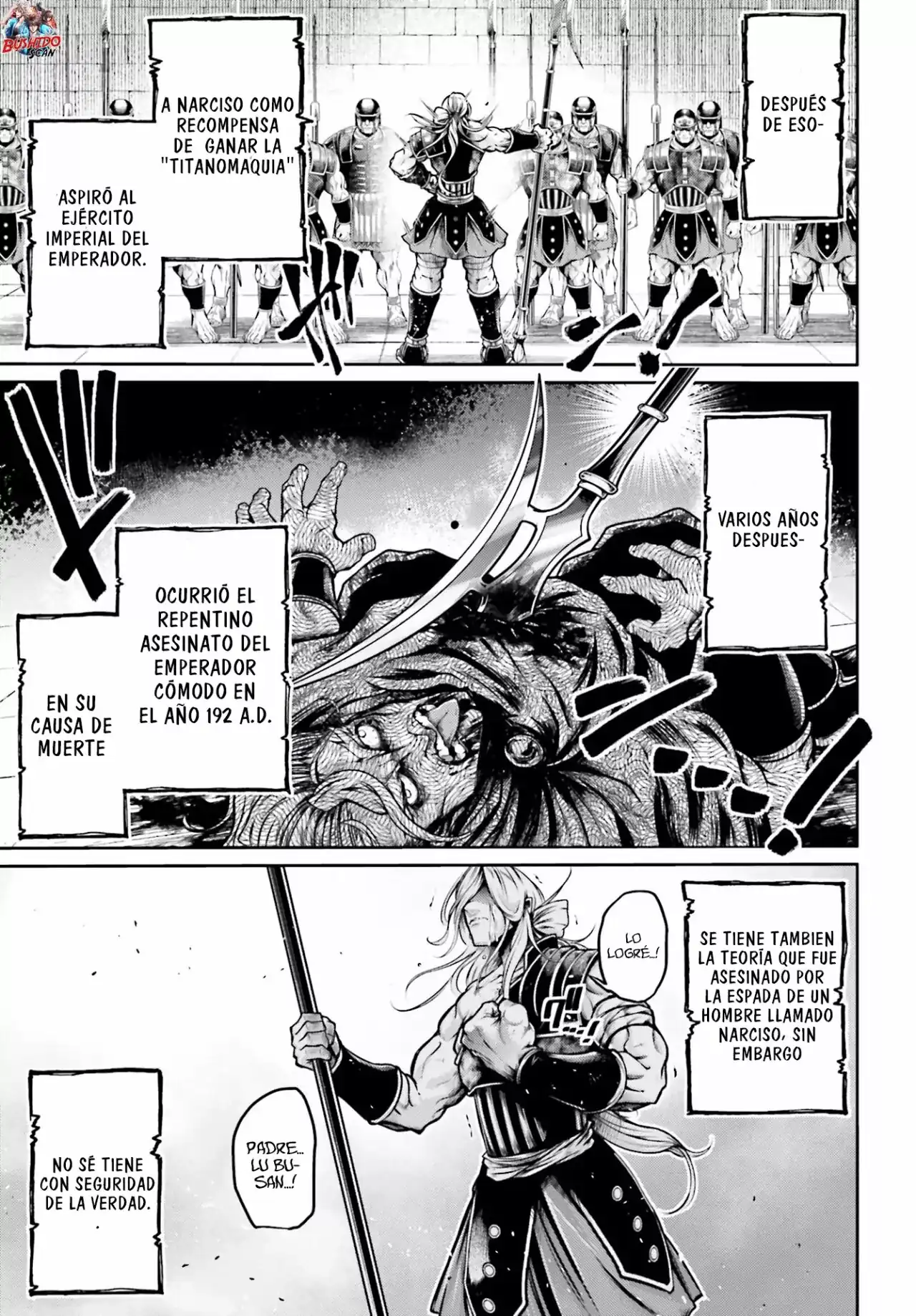 Página 28 — Shuumatsu no Valkyrie: The Legend of Lu Bu Fengxian Capítulo 37