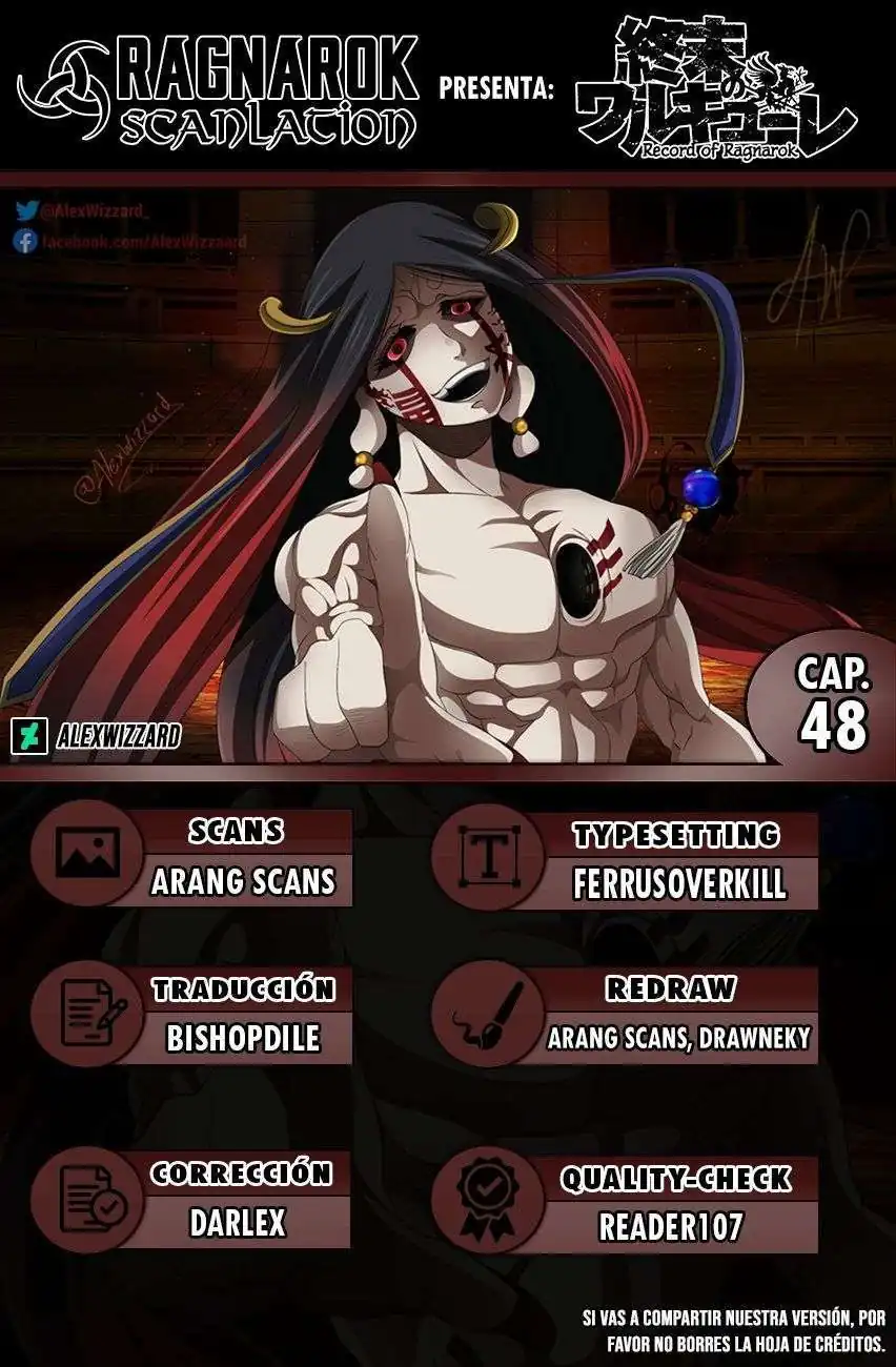 Página 1 — Shuumatsu no Walküre Capítulo 48