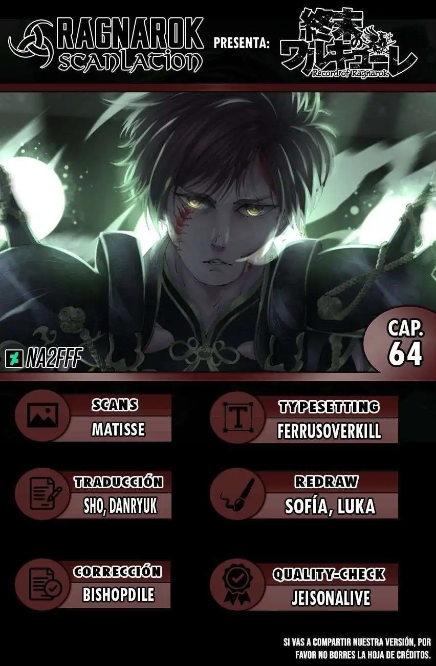 Página 1 — Shuumatsu no Walküre Capítulo 64