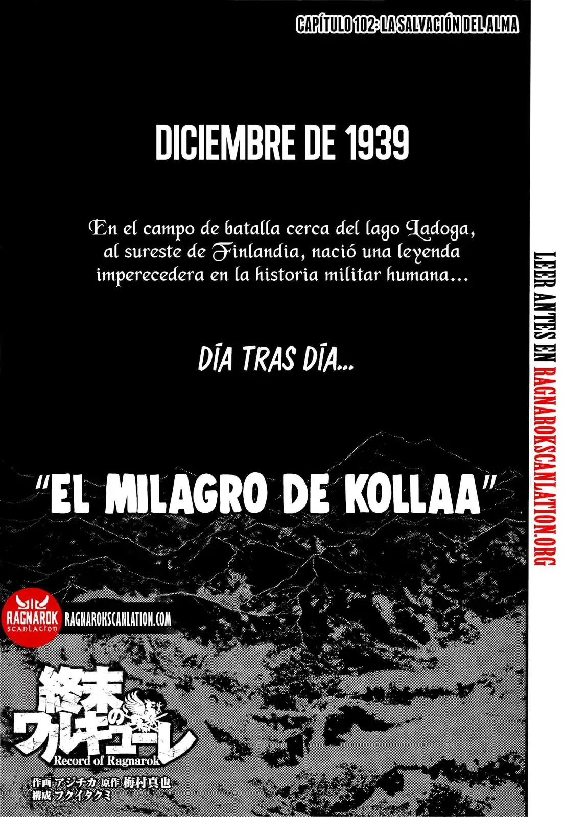 Página 1 — Shuumatsu no Walküre Capítulo 102