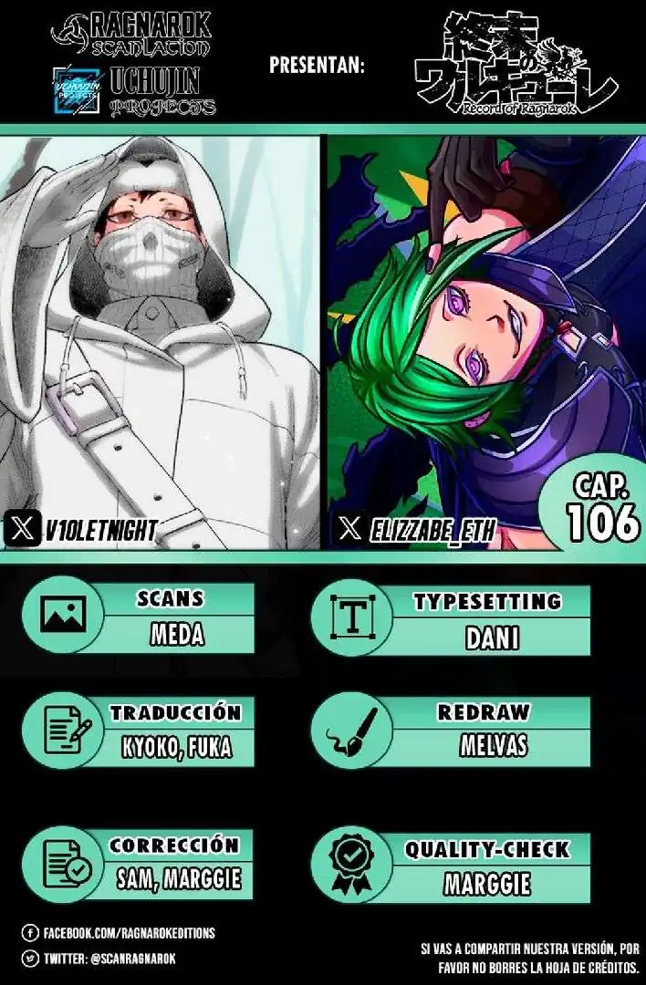 Página 2 — Shuumatsu no Walküre Capítulo 106