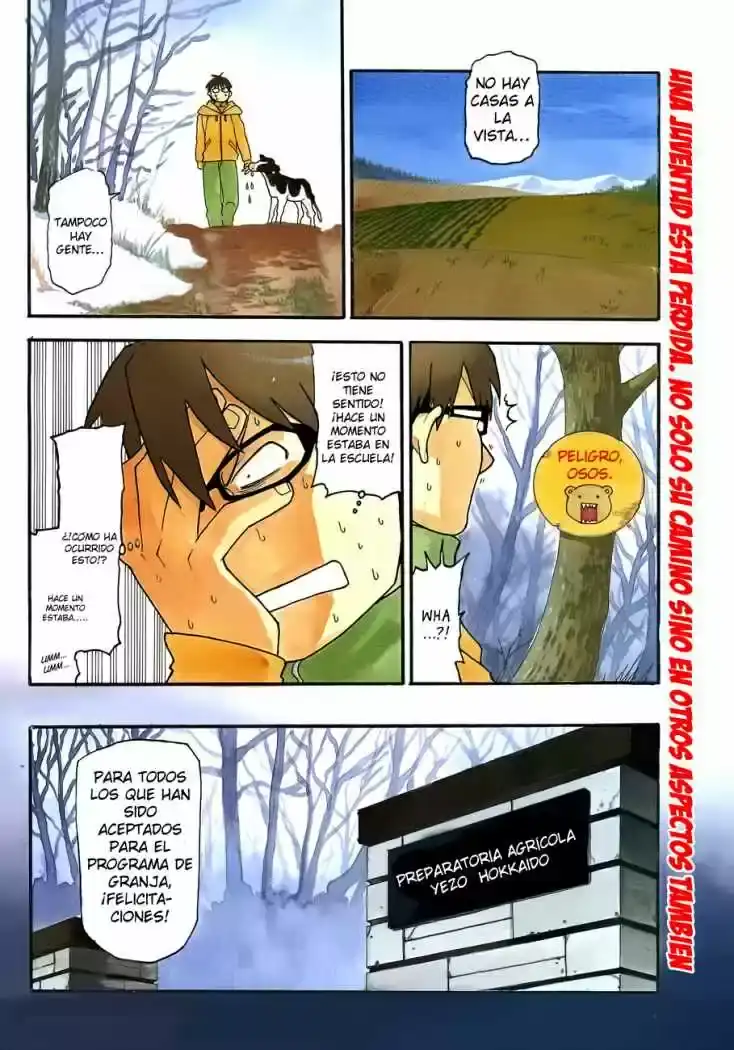 Página 38 — Silver Spoon Capítulo 1