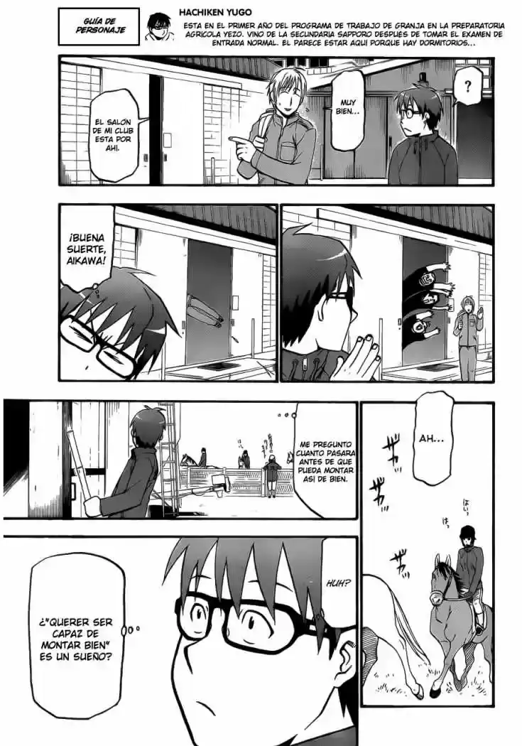 Página 8 — Silver Spoon Capítulo 4