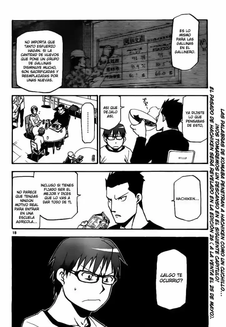 Página 18 — Silver Spoon Capítulo 5