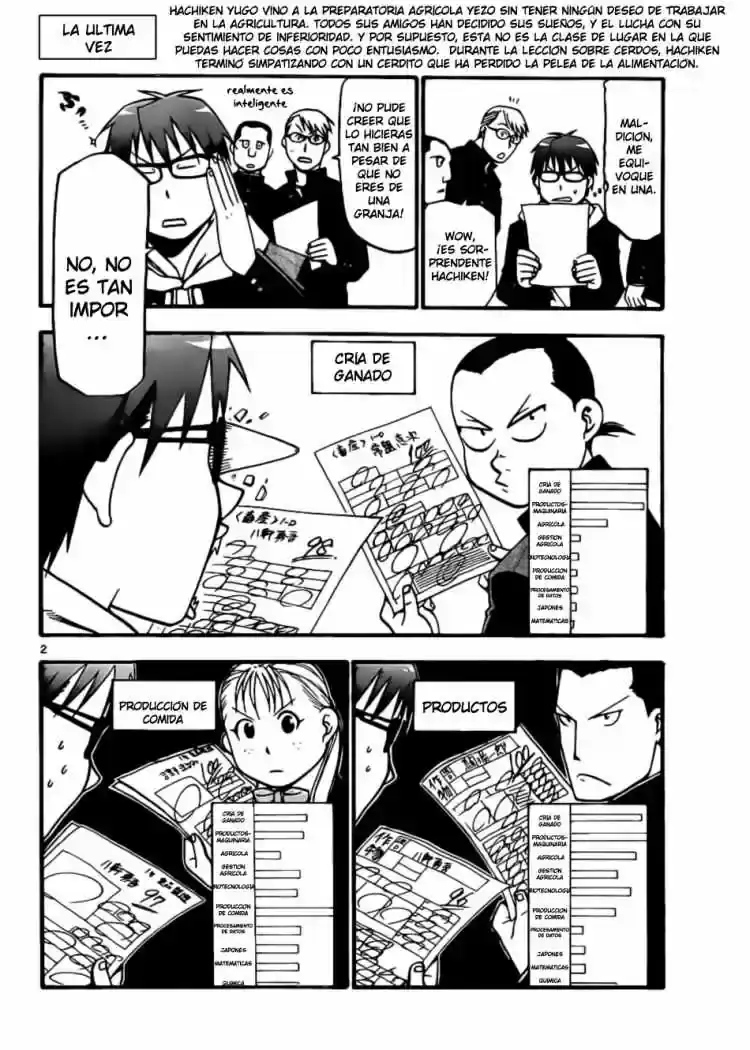 Página 3 — Silver Spoon Capítulo 8