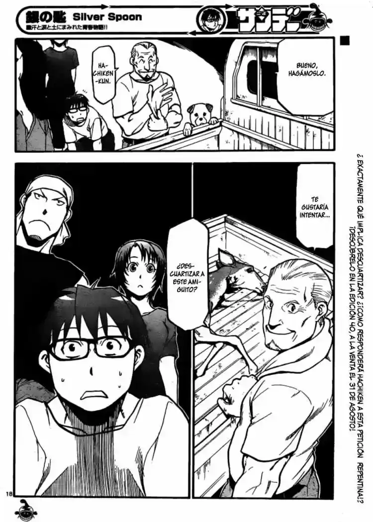 Página 36 — Silver Spoon Capítulo 14