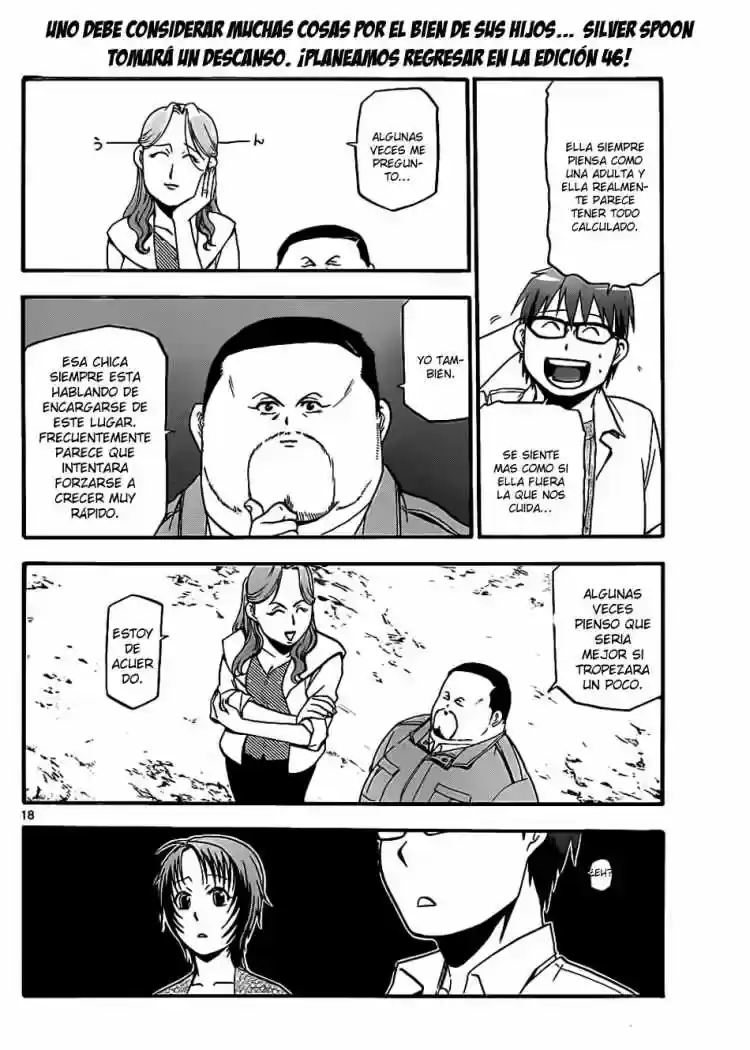Página 36 — Silver Spoon Capítulo 16