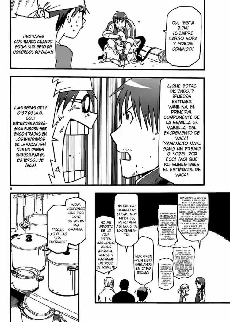 Página 8 — Silver Spoon Capítulo 20