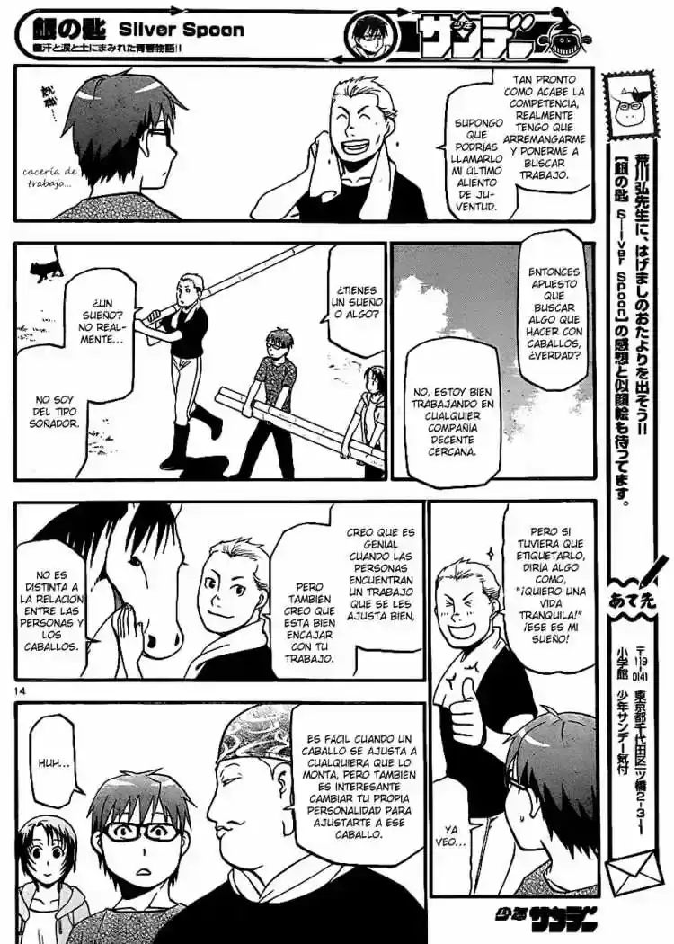 Página 15 — Silver Spoon Capítulo 22