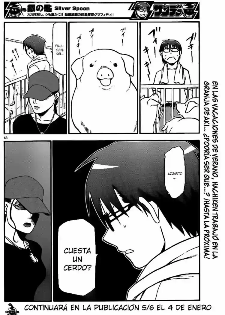 Página 38 — Silver Spoon Capítulo 25