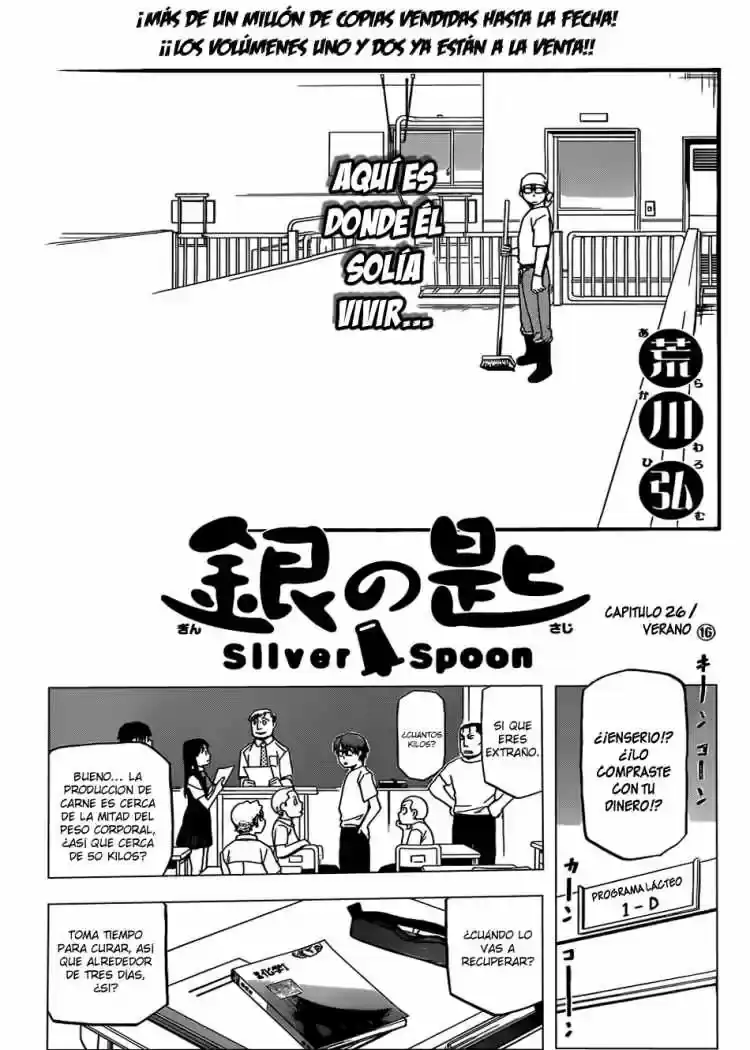 Página 28 — Silver Spoon Capítulo 26