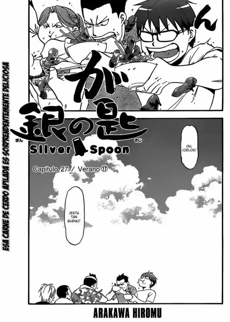 Página 28 — Silver Spoon Capítulo 27
