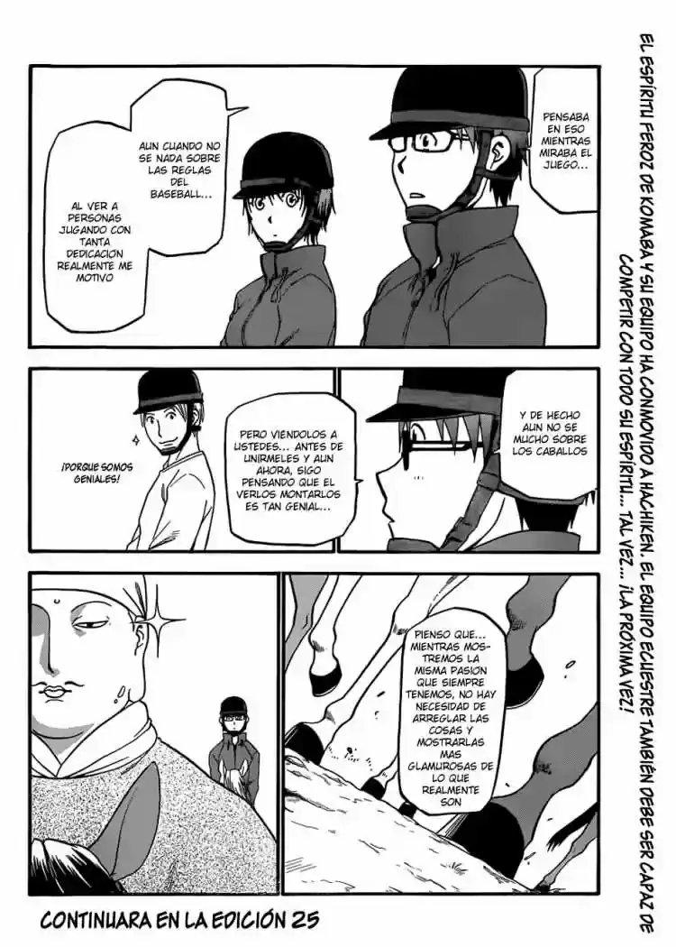 Página 39 — Silver Spoon Capítulo 38